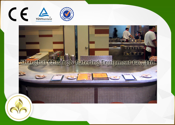 خرید میز گریل روی اجاق گاز هیباچی Fume Precipitator گواهینامه CE ISO9001 تولید آنلاین