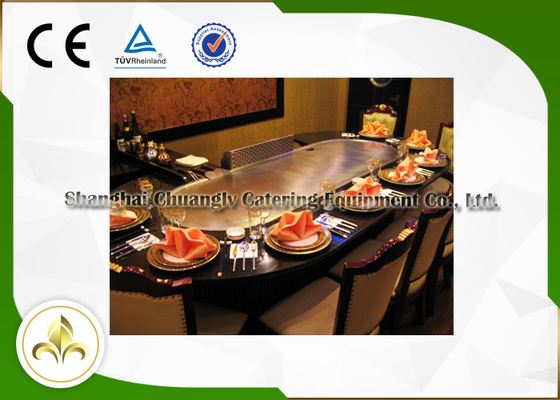 خرید کباب پز داخلی Teppanyaki از جنس استنلس استیل 10 صندلی با بخارگیر online manufacture
