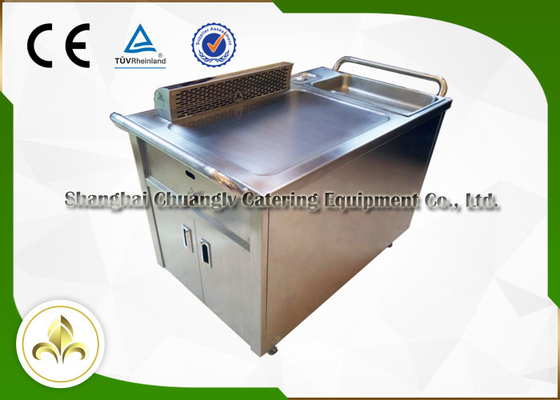 خرید کباب پز تپانیاکی آشپزخانه سیار سفارشی با اگزوز/دود online manufacture