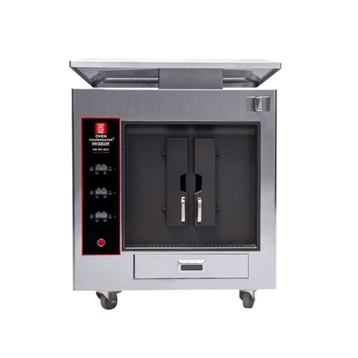 خرید Oven GRANDMASTER KD10 تجاری تک لایه دو توری دستگاه کباب پز ماهی - برقی تولید آنلاین