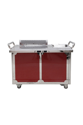 خرید میز کباب پز سیار تپانیاکی از جنس استنلس استیل GREENARK TO29 - گاز online manufacture