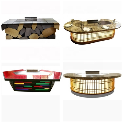 خرید کیفیت بالا تپانیاکی گاز گرل سطح تخت گرل درجه حرارت 50-300C online manufacture