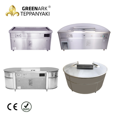 خرید میز کباب پز مستطیلی تپانیاکی هیباچی، صفحه گریل گازی online manufacture