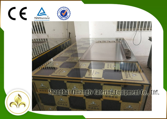 خرید میز گریل تپانیاکی ژاپنی مستطیل شکل 7 صندلی گرمایش القایی یا الکترومغناطیسی online manufacture