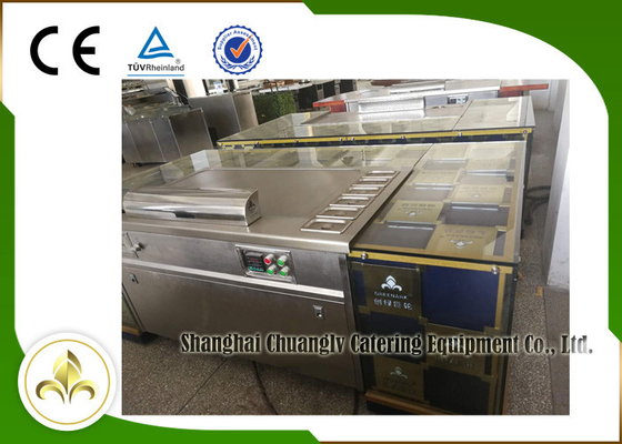 خرید میز کباب پز تپانیاکی ژاپنی با 10 صندلی مستطیل بالا یا پایین online manufacture