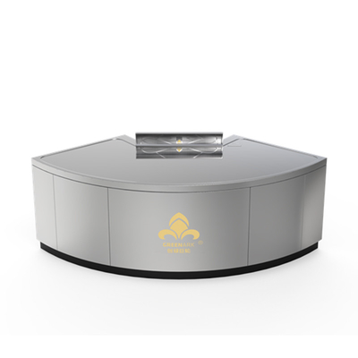 خرید میز تپانیاکی به شکل فن با اندازه سفارشی 2300x990x800mm تولید آنلاین