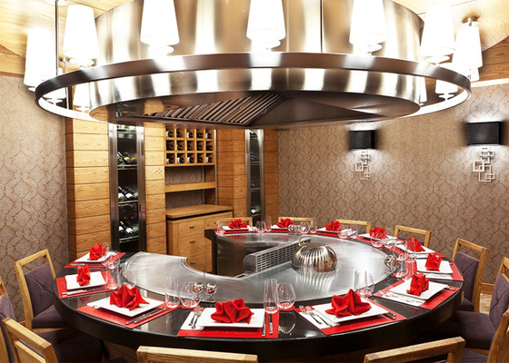 خرید رستوران / حیاط خلوت میز گریل Hibachi Griddle ژاپنی گواهینامه CE ISO9001 online manufacture