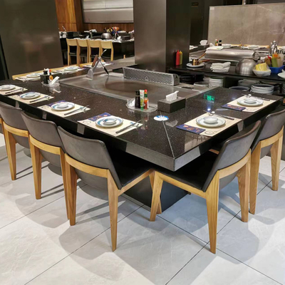 خرید Stainless Steel Teppanyaki Grill Table 2400x850x800mm 8kW تولید آنلاین
