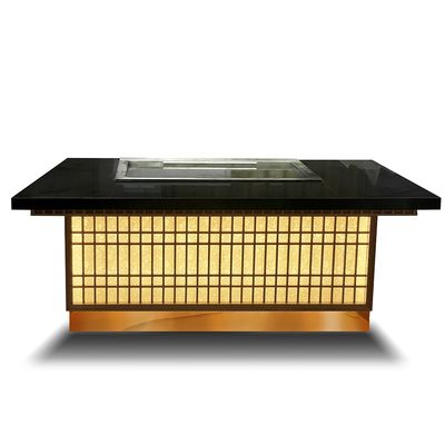 خرید Commercial Teppanyaki Grill Table 8000W Electric 20mm Alloy Steel تولید آنلاین