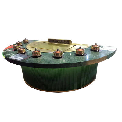 خرید Custom Multifunction 7 Seats Teppanyaki Grill Table with 16mm Thick Cold-Rolled Copper Plate تولید آنلاین