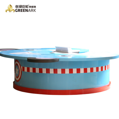 خرید گرمایش القایی میز گریل مستطیلی Teppanyaki با تصفیه کننده بخار online manufacture