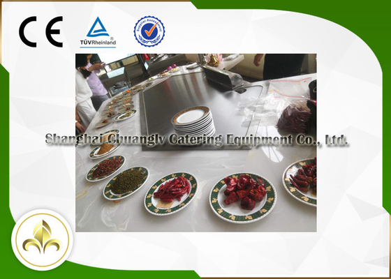گوشت گاو گوشت گوسفندی مرغ ژاپنی تخت روی گریل با پیکربندی پایه 11 ظرفیت