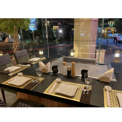 میز کباب هیباچی از فولاد ضد زنگ 304 با فضای پخت و پز 500x380 میلی متر