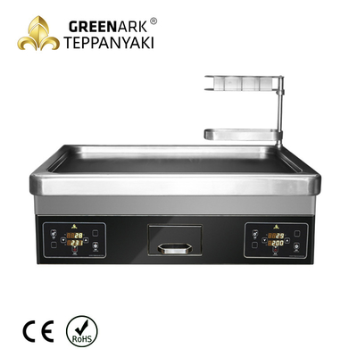 GREENARK کنترتاپ اندوکشن منطقه دوگانه Teppanyaki Griddle