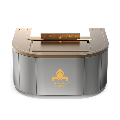 میز مس Teppanyaki می تواند در اندازه و روش خروجی دود سفارشی شود (بر اساس نیازها) کبابhibachi