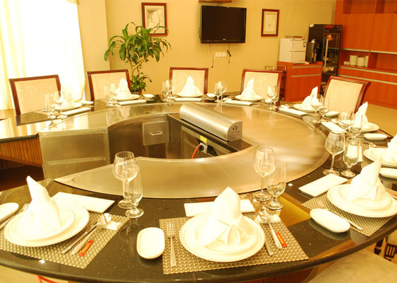 اجاق گاز گریل 10 نفره GRENARK Teppanyaki برای نودل برنج گوشت گوسفندی هر آنچه که می خواهید