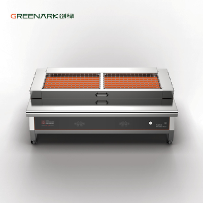 کارخانه مستقیم 500C گرل تجاری CE ISO9001 صدور گواهینامه مناطق مستقل آسان تمیز