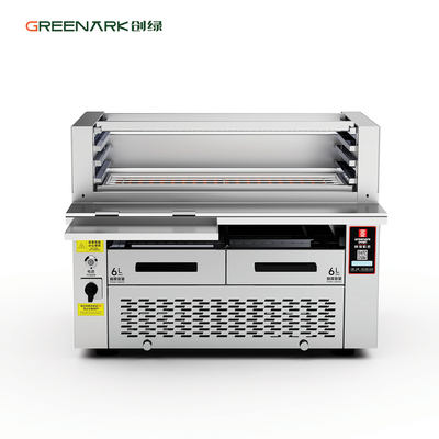 گریل تجاری جمع و جور 800 درجه سانتیگراد گرمایش سریع | مستقیم از کارخانه دارای گواهینامه CE ISO9001 | صرفه جویی در فضا